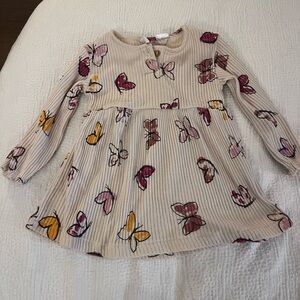 Zara baby ribbed butterfly dress size 9-12mo. PERFECT CONDITION